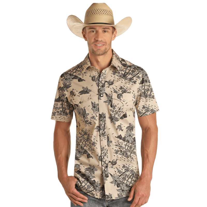 Men's panhandle 2025 slim shirts