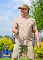 PANHANDLE SLIM Shirts Panhandle Slim Men's Aztec Geo Short Sleeve Snap Performance Shirt TMN3S06518