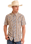 PANHANDLE SLIM Shirts Panhandle Slim Men's Wallpaper Snap Performance Short Sleeve Shirt TMN3S06512