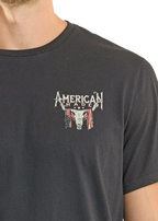PANHANDLE SLIM Shirts Rock & Roll Denim Men's Black American Made Graphic T-Shirt BU21T08871