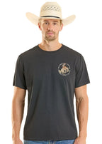 PANHANDLE SLIM Shirts Rock & Roll Denim Men's Black Till Death Graphic T-Shirt BU21T08867