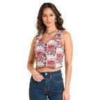 PANHANDLE SLIM Shirts Rock & Roll Denim Women's Americana Vest BW98D06392