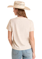 PANHANDLE SLIM Shirts Rock & Roll Women's Beige Darlin' Graphic T-Shirt BW21T08891