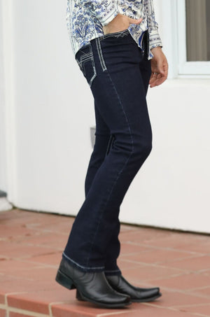 Platini Fashion Jeans Holt Men's Blue Boot Cut Jeans