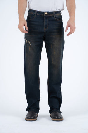 Platini Fashion Jeans Holt Men's Dark Blue Boot Cut Jeans