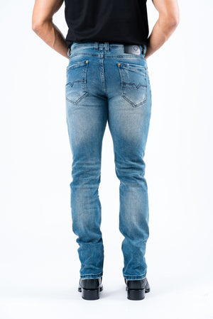 Platini Fashion Jeans Pax Men's Dark Blue Slim Stretch Jeans