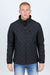 Platini Fashion Outerwear Mens Aztec Softshell Water-Resistant Jacket - Black