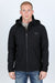 Platini Fashion Outerwear Mens Hooded Softshell Water-Resistant Jacket - Black