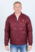 Platini Fashion Outerwear Mens Insulated Reversable Jacket - Wine