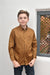 Platini Fashion Shirts Kid's Cotton Gold Aztec Digital Print Dress Shirt