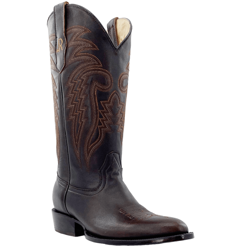 R Watson R. Watson Men's Chocolate Sinatra Cowhide Western Boots RW7009-3 ...