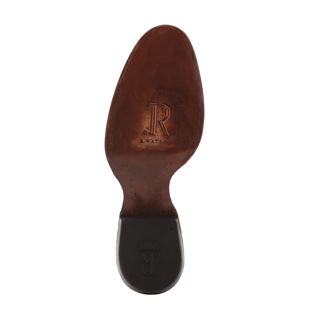 R WATSON BOOTS Boots R. Watson Chocolate Sinatra Cowhide Western Boots RW7009-3