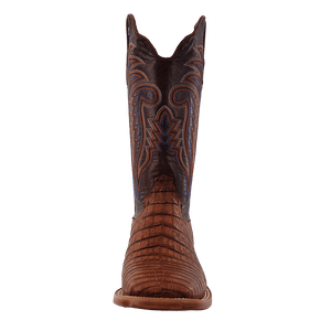 R WATSON BOOTS Boots R. Watson Men's Antique Cognac Caiman Belly Exotic Western Boots RW2503-2