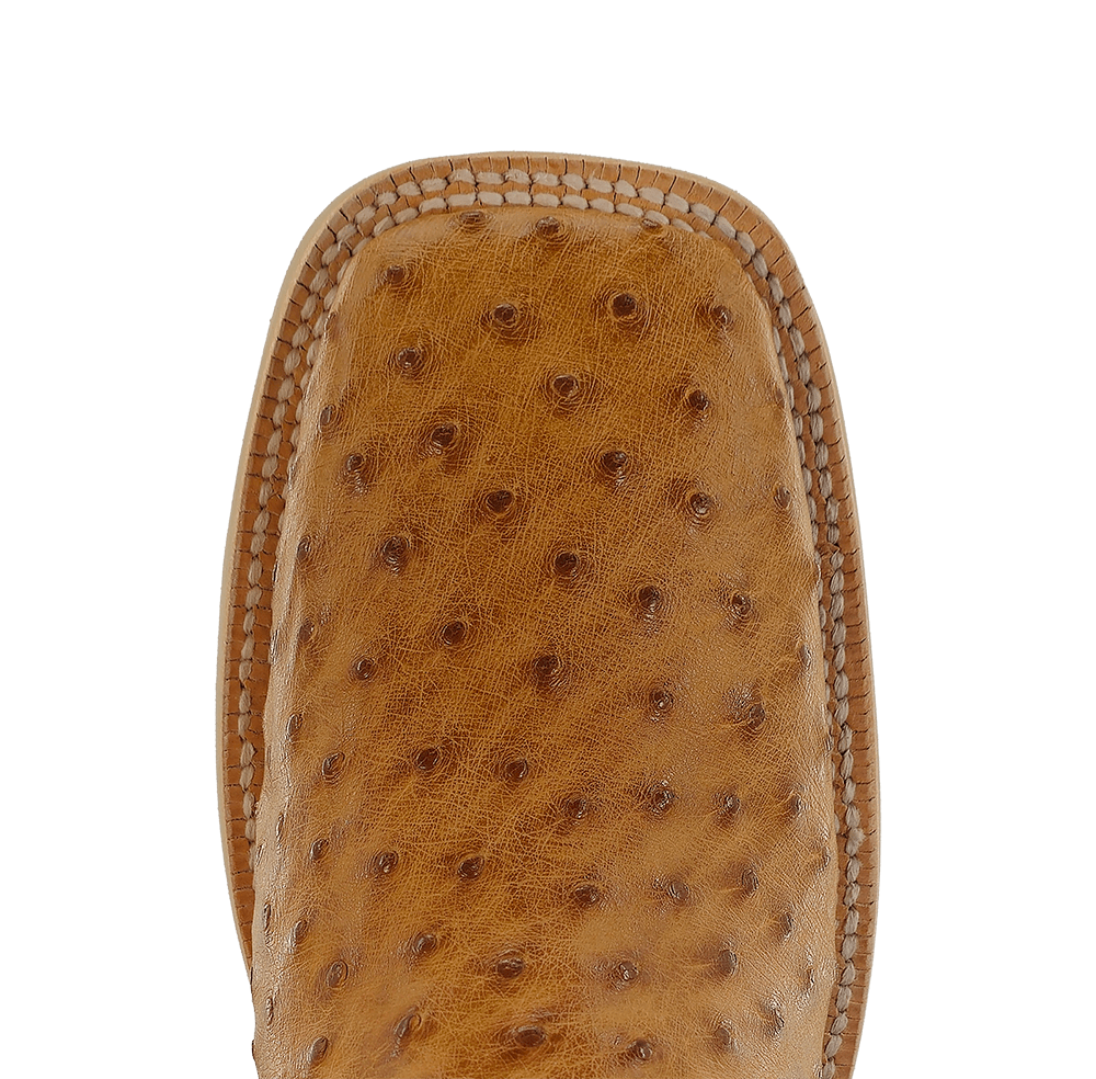 R WATSON BOOTS Boots R Watson Men's Antique Saddle Full Quill Ostrich Exotic Boots RW4540-2