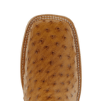R WATSON BOOTS Boots R Watson Men's Antique Saddle Full Quill Ostrich Exotic Boots RW4540-2