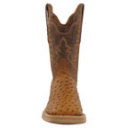 R WATSON BOOTS Boots R Watson Men's Antique Saddle Full Quill Ostrich Exotic Boots RW4540-2