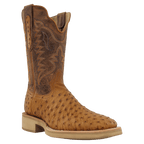 R WATSON BOOTS Boots R Watson Men's Antique Saddle Full Quill Ostrich Exotic Boots RW4540-2