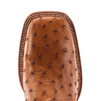 R WATSON BOOTS Boots R. Watson Men's Antique Saddle Full Quill Ostrich Western Boots RW4506-2