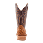 R WATSON BOOTS Boots R. Watson Men's Antique Saddle Full Quill Ostrich Western Boots RW4506-2