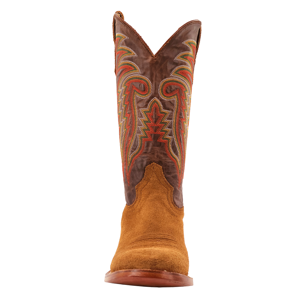 R WATSON BOOTS Boots R. Watson Men's Arizona Tan/Rough Out Western Boots RW8200-2