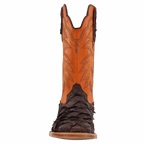 R WATSON BOOTS Boots R Watson Men's Chocolate Matte Pirarucu Exotic Western Boots RW7805-2