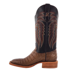 R WATSON BOOTS Boots R Watson Men's Coco Brown Caiman Belly Exotic Western Boots RW2004-2