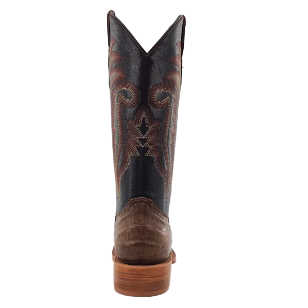 R WATSON BOOTS Boots R Watson Men's Coco Brown Caiman Belly Exotic Western Boots RW2004-2