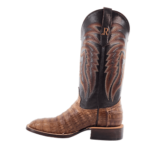 R WATSON BOOTS Boots R. Watson Men's Coco Caiman Tail Square Toe Exotic Western Boots RW3004-2