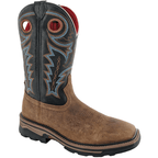 R WATSON BOOTS Boots R. Watson Men's Coffee Distressed Waterproof Steel Toe Work Boots RW1012-STWP
