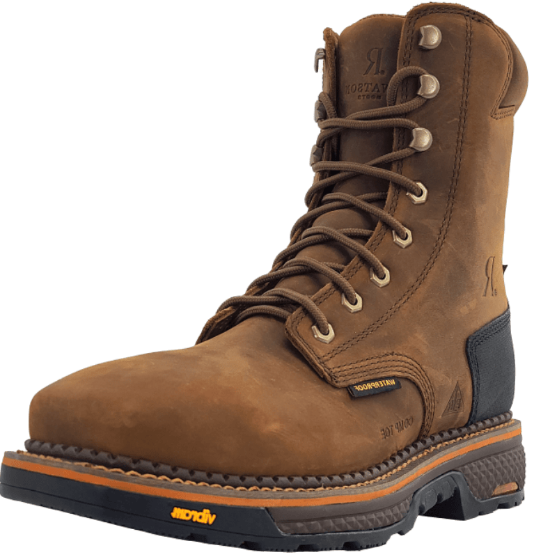 Mens lace up work boots deals