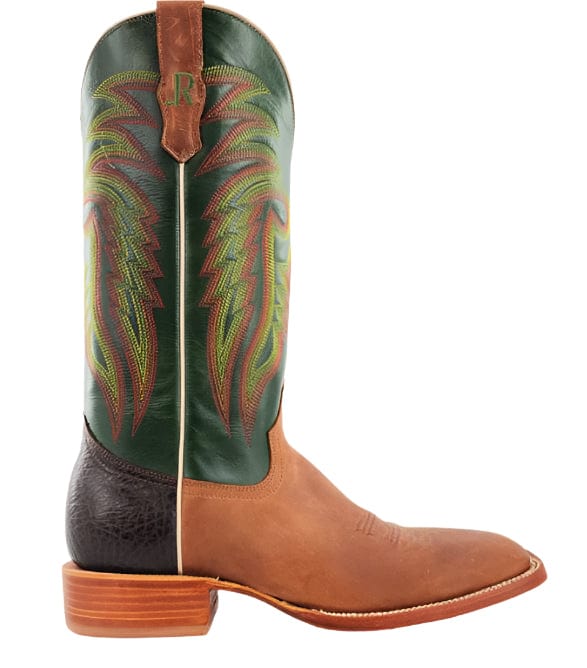 R WATSON BOOTS Boots R. Watson Men’s Cowhide Mad Cat Miel Wide Square Western Boot RW8001-2