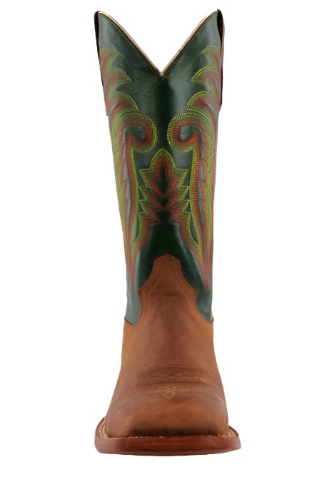R. Watson Men's Cowhide Mad Cat Miel Wide Square Western Boot