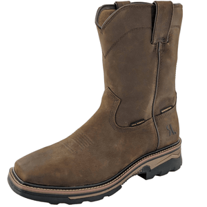 R. Watson Men s Dark Earth Cowhide Composite Toe Waterproof Work Boots Russell s Western Wear Inc