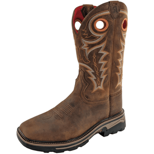R WATSON BOOTS Boots R Watson Men's Hazel Bay Cowhide Square Toe Waterproof Work Boots RW1010-WP