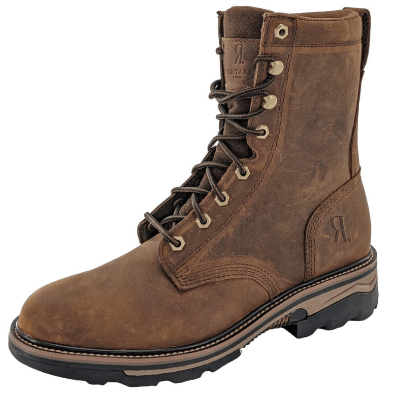R WATSON BOOTS Boots R. Watson Men's Peanut Lace Up Waterproof Work Boots RW1020-WP