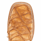 R WATSON BOOTS Boots R Watson Men's Saddle Matte Pirarucu Exotic Western Boots RW7806-2