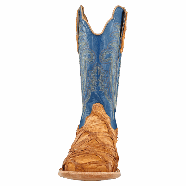 R WATSON BOOTS Boots R Watson Men's Saddle Matte Pirarucu Exotic Western Boots RW7806-2