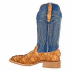 R WATSON BOOTS Boots R Watson Men's Saddle Matte Pirarucu Exotic Western Boots RW7806-2