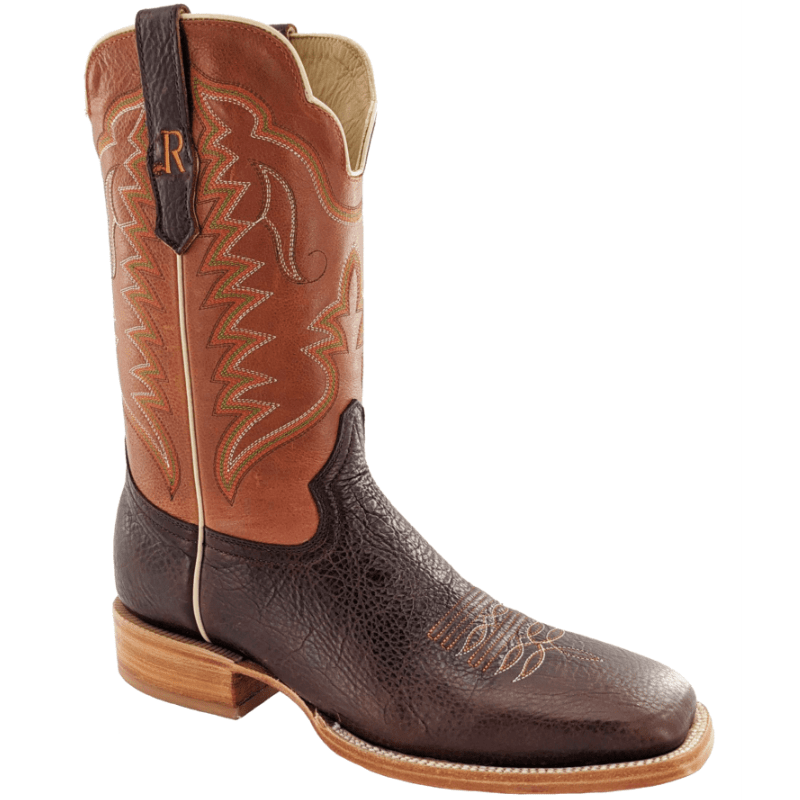 R Watson R. Watson Men's Walnut Cowhide/Cognac Sinatra Western Boots RW8020-2 ...