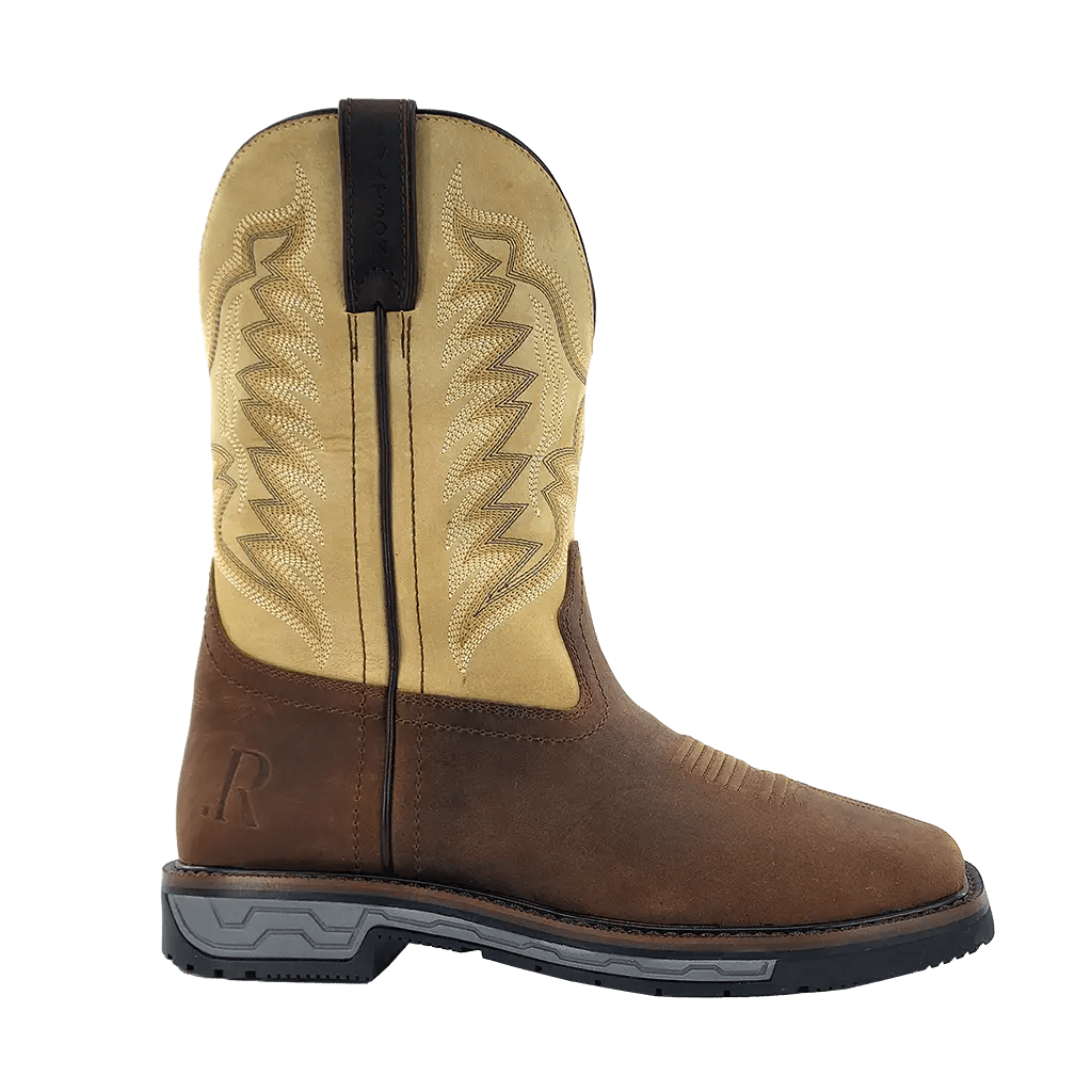 R WATSON BOOTS Boots R. Watson Men’s Walnut Cowhide Wide Square Work Boot RW1803