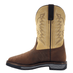 R WATSON BOOTS Boots R. Watson Men’s Walnut Cowhide Wide Square Work Boot RW1803