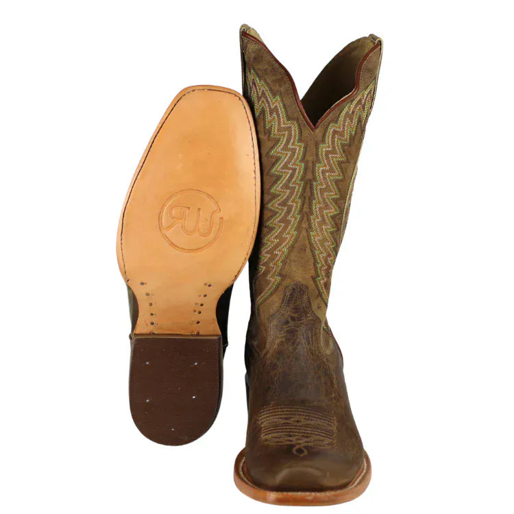 R WATSON BOOTS Boots R Watson RW Ranch Men's Mad Brown Western Boot WR0001-1