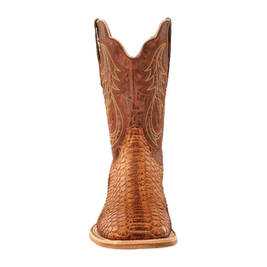 R WATSON BOOTS Mens - Boots - Western - Exotic R. Watson Men's Camel Back Cut Python Western Boots RW7915-2