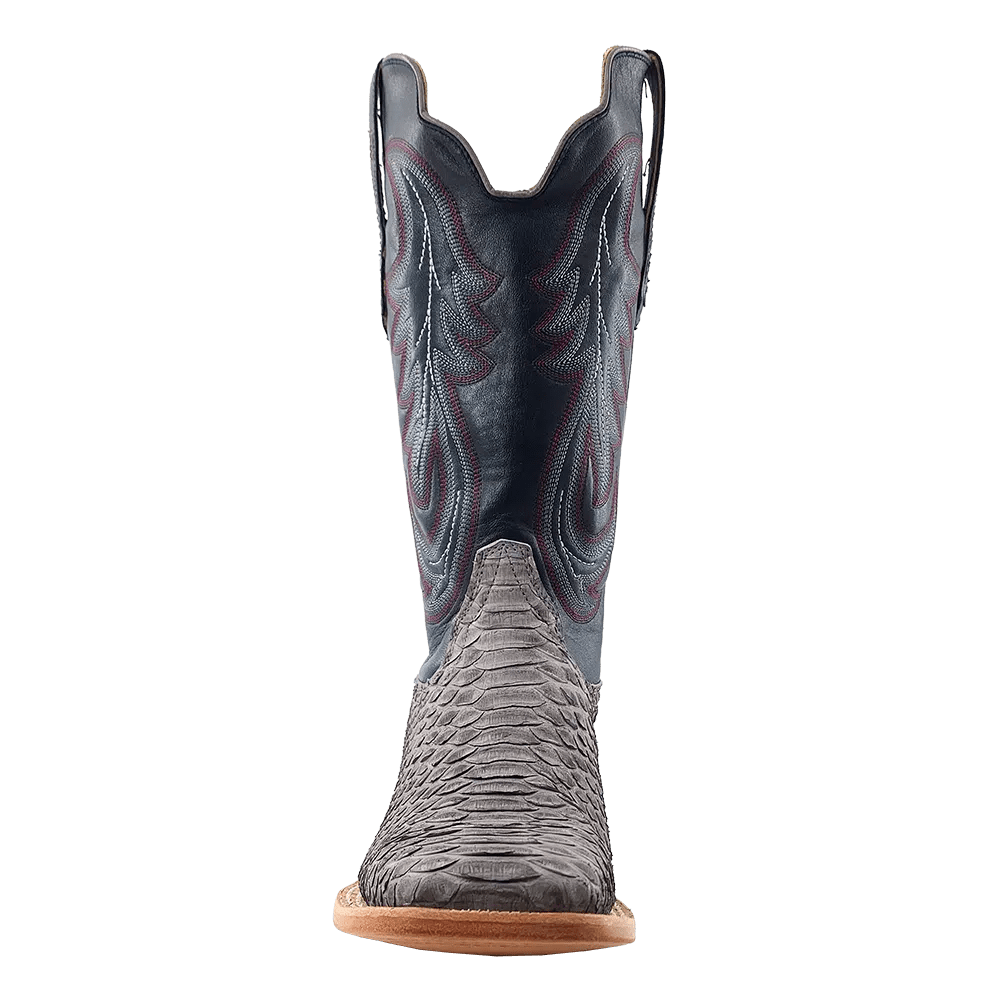 Gray Python Boots R. Watson Men's Grey Sueded Back Cut Python Boots RW7914-2 – Russell's ...