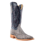 R WATSON BOOTS Mens - Boots - Western - Exotic R. Watson Men's Grey Sueded Back Cut Python Boots RW7412-2