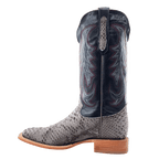 R WATSON BOOTS Mens - Boots - Western - Exotic R. Watson Men's Grey Sueded Back Cut Python Boots RW7412-2