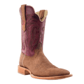 R WATSON BOOTS Mens - Boots - Western - Exotic R. Watson Men's Tan Nubuck Camel Western Boot RW7210-2