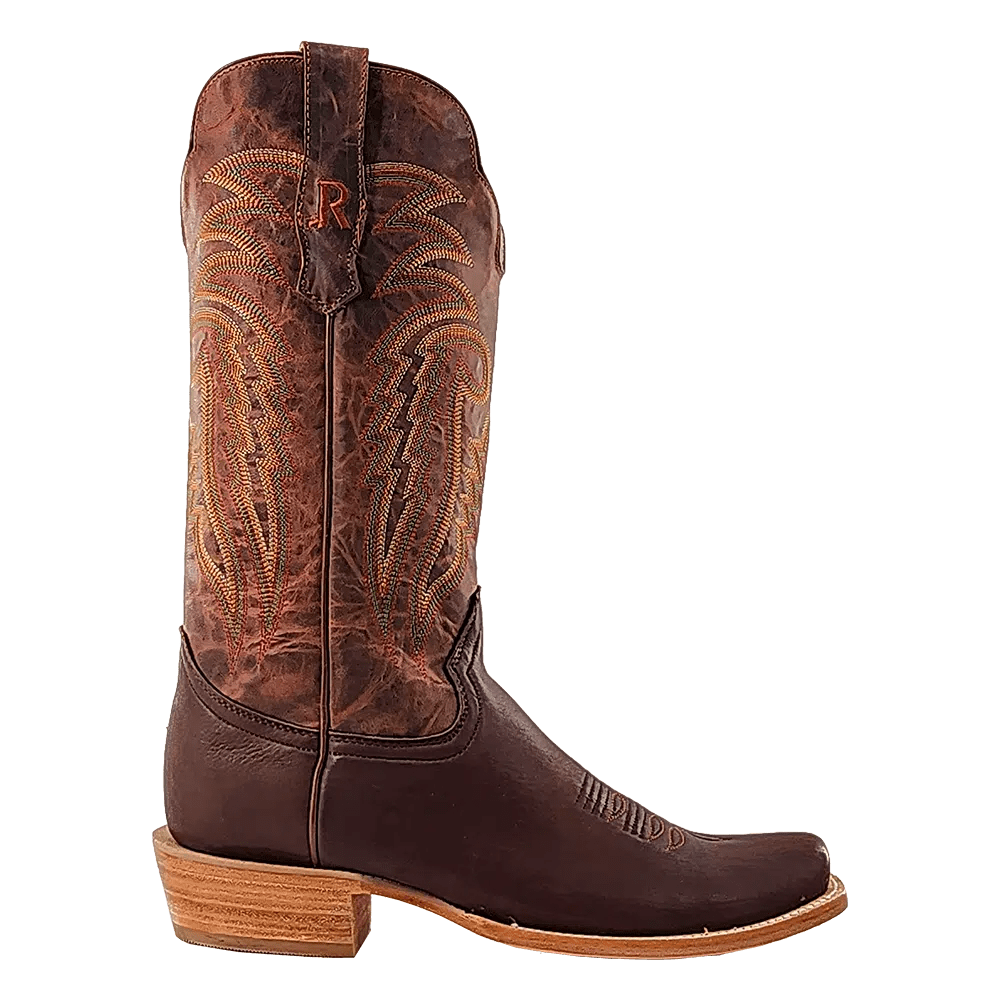 R Watson R. Watson Men's Chocolate Deer Narrow Square Western Boot RW7302-1 ...