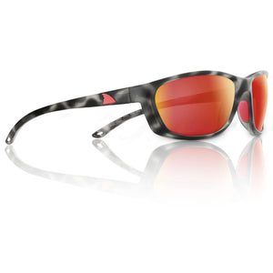 RedFin Polarized Fishing Polarized Sunglasses Black Tortoise-Hull Red Keewaydin