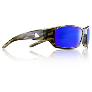 RedFin Polarized Fishing Polarized Sunglasses Driftwood-Atlantic Blue Wassaw